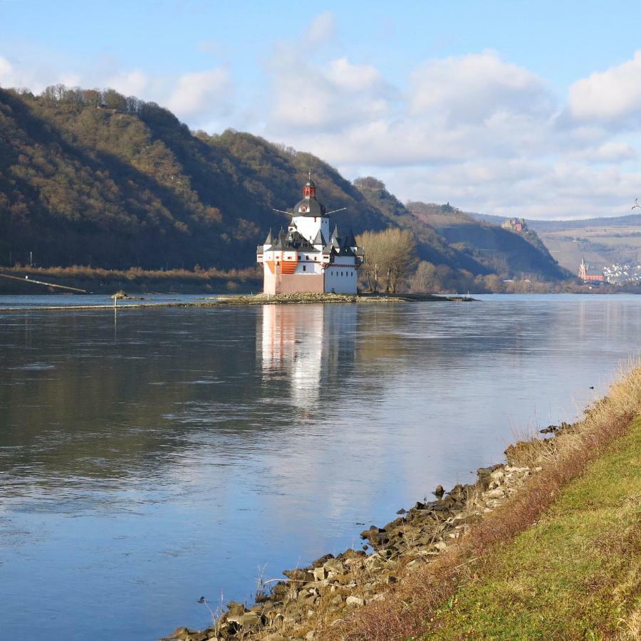 Roosartige Ferien - Ferienwohnung Am Weiherturm Bacharach Buitenkant foto